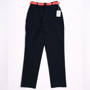 STOIC women’s wander zip off pants in‎ black size 4 NWT